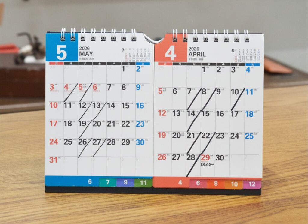 営業カレンダー