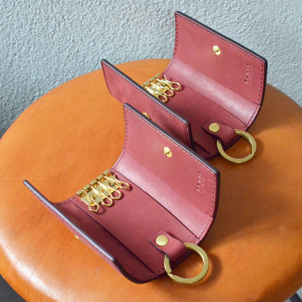 オーダーメイドで作製したペアキーケース