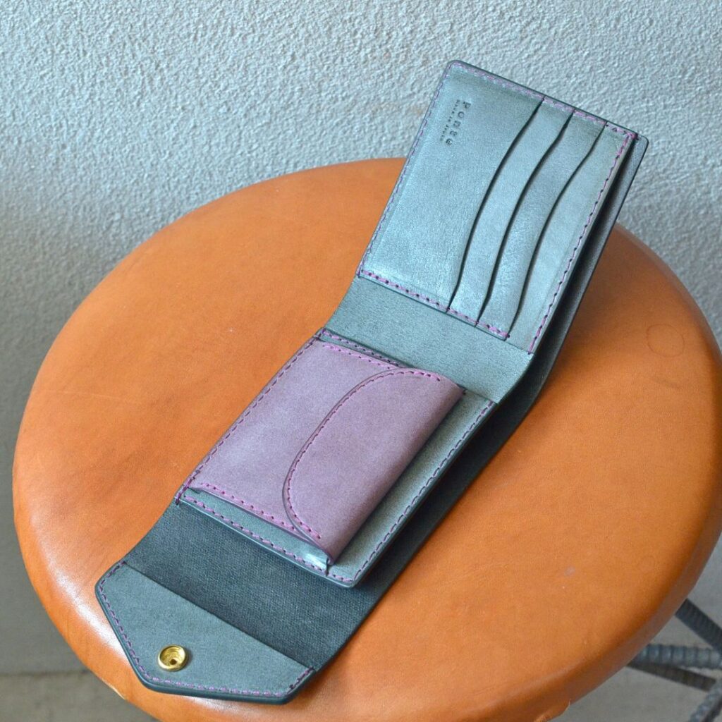 オーダーメイドで作製した財布
