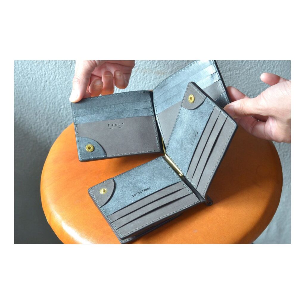 小銭付きマネークリップ