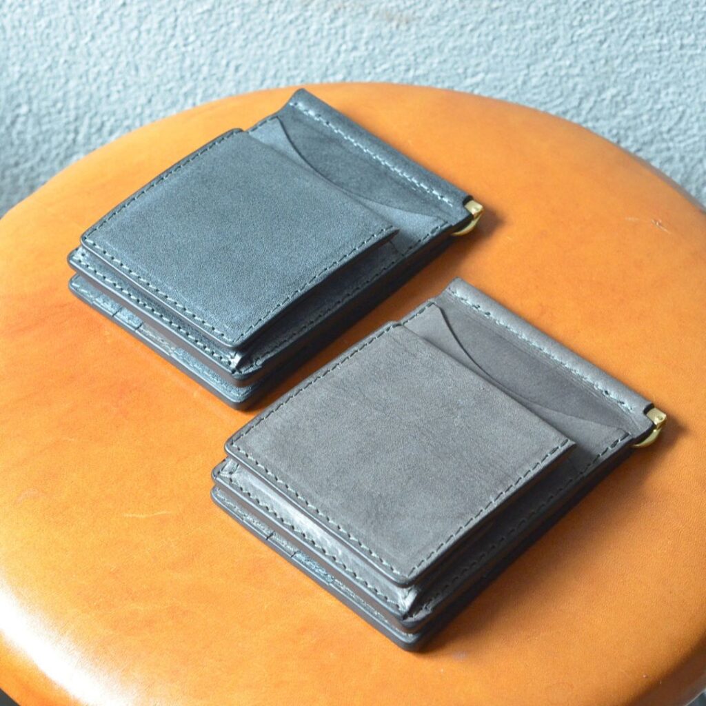 小銭付きマネークリップ