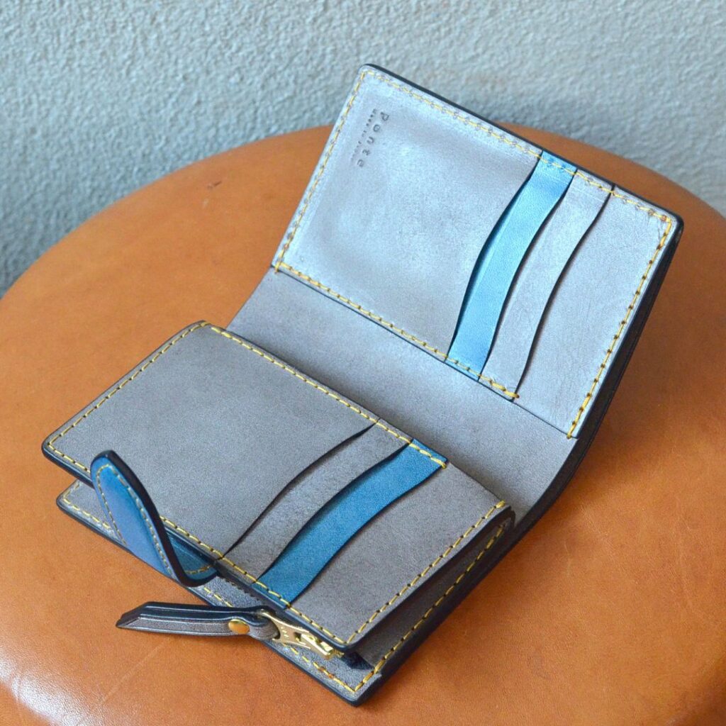 オーダーメイドで作製した財布